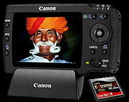 Verwendete CANON M80 media storage viewer
