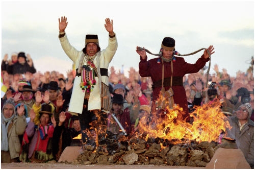 ++++ Aymara New Year celebration (Machaq Mara) at archeological site of Tiwanaku - Click to enter the BRAND NEW BOLIVIA GALLERY!!! ++++
