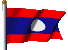 Toelichting: De rode banen symboliseren het bloed dat vergoten is in de strijd voor vrijheid. De blauwe baan symboliseert de Mekong en de verkregen voorspoed. De witte circel staat voor de maan die schijnt in de Mekong en symboliseert de communistische eenheid in het land.